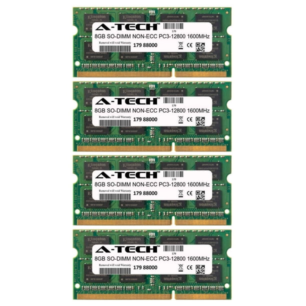 DDR3 1600MHz SODIMM PC3-12800 204-Pin Non-ECC Memory Upgrade Module A-Tech 8GB RAM for HP Pavilion 20-B309 